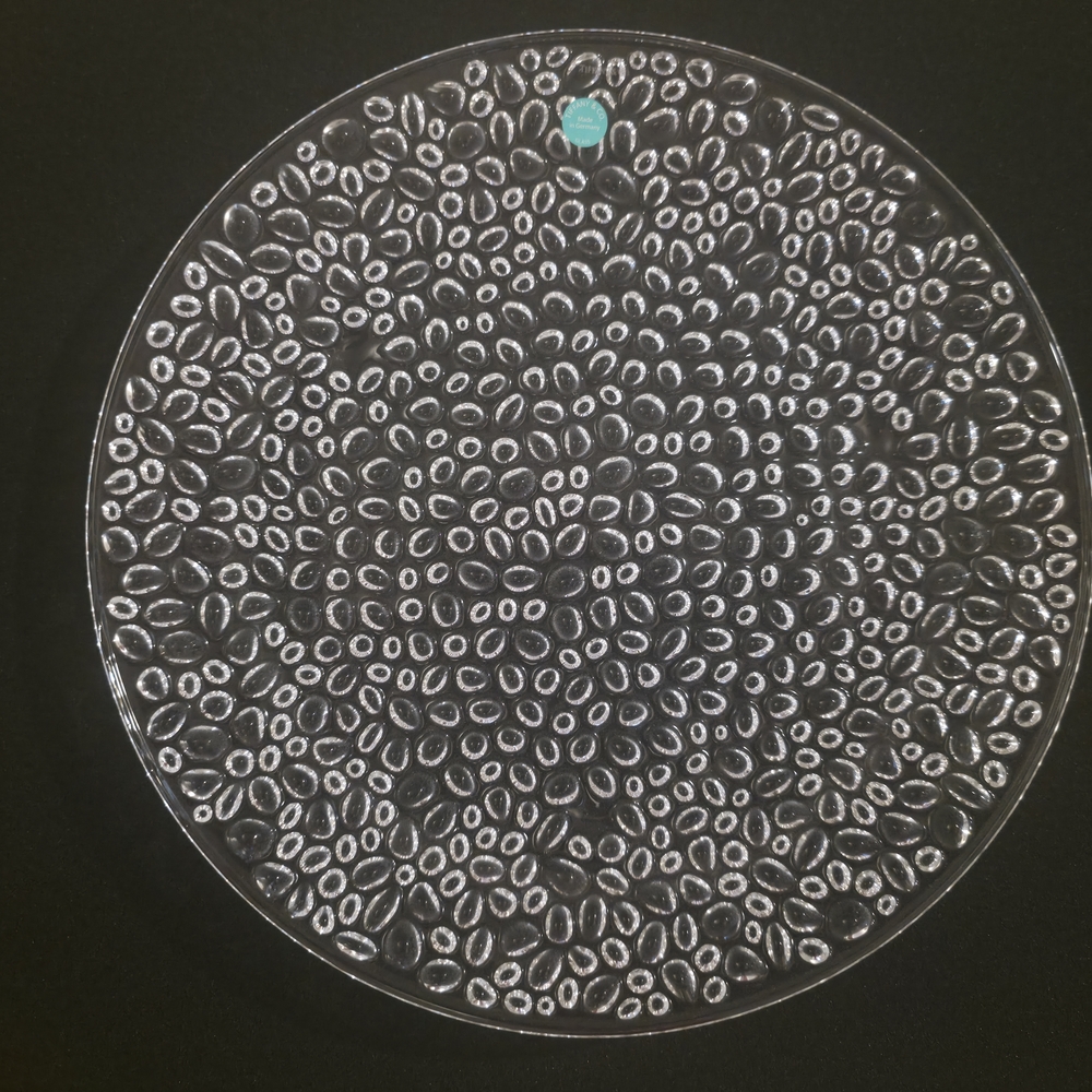 Tiffany & Co. Clear Glass Plate with Textured Design - Picture 7 of 14